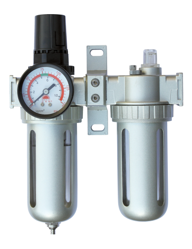 Luchtbehandelingsfilter/Regelaar/Smeerapparaat 0-150 Psi/0-10 Bar, 1/2 Poorten